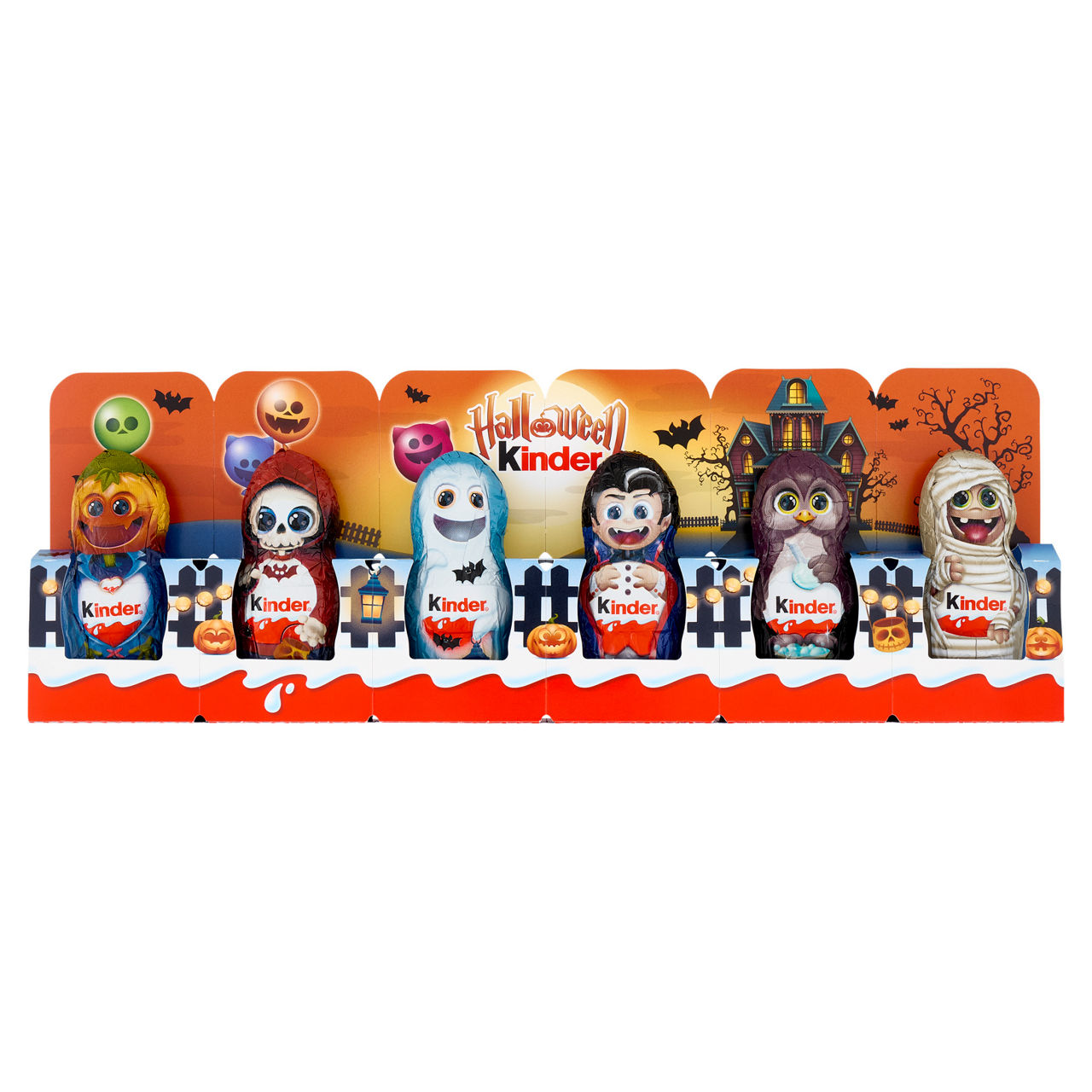 Figure cave di Halloween 6 pz x 15 gr