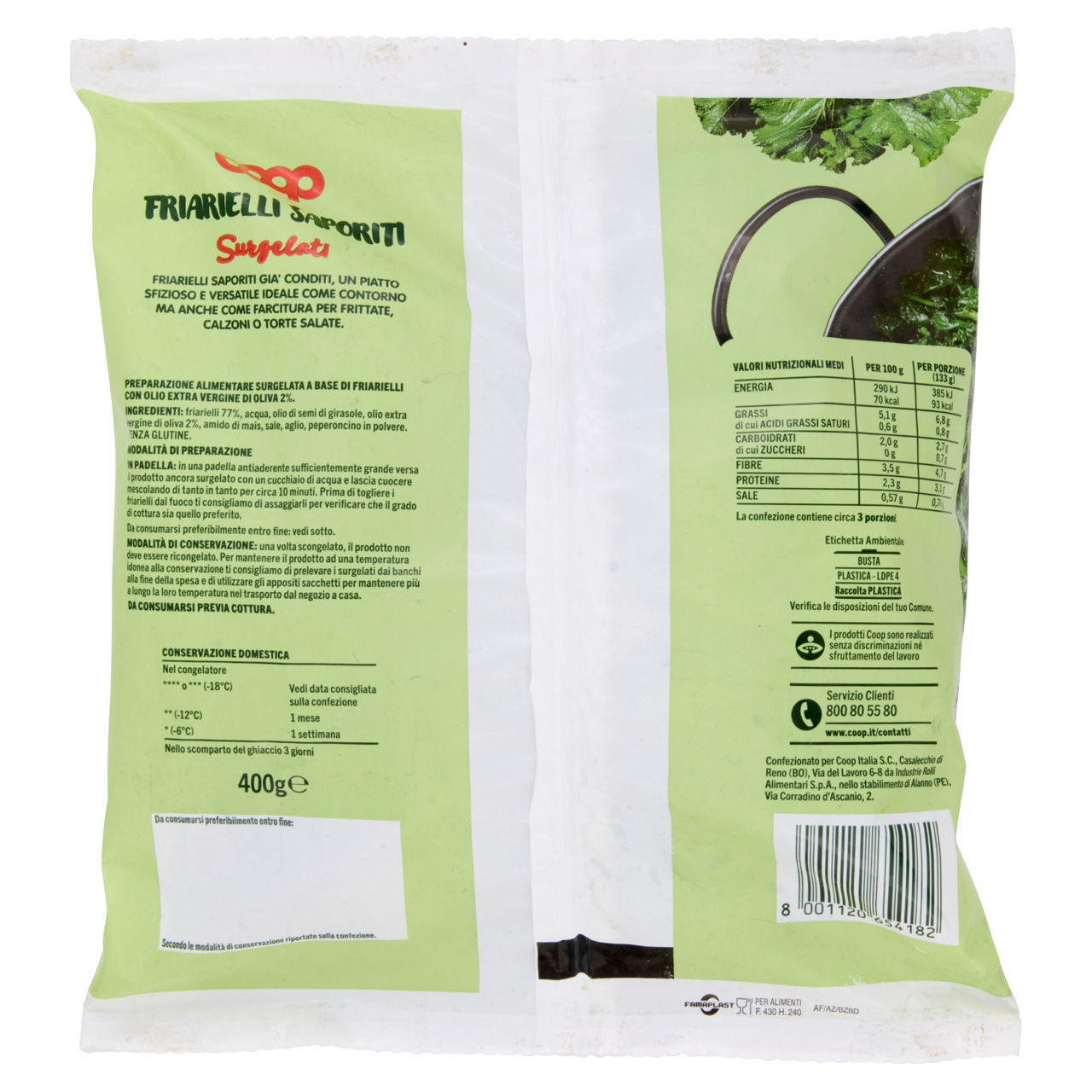 Friarielli saporiti surgelati 450 gr - Immagine 51