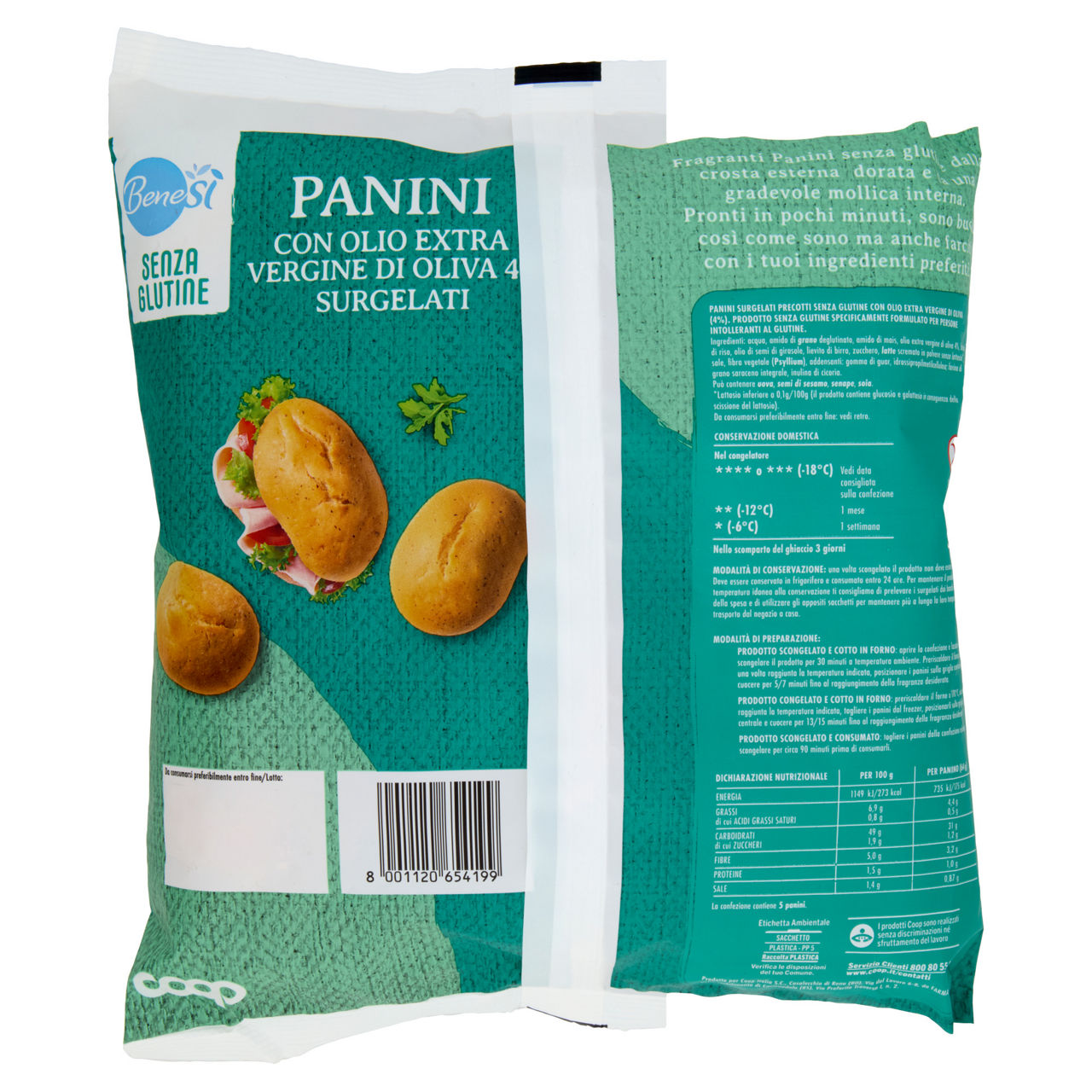 Panini con olio extra vergine di oliva surgelati 5 pz 320 gr - Immagine 51
