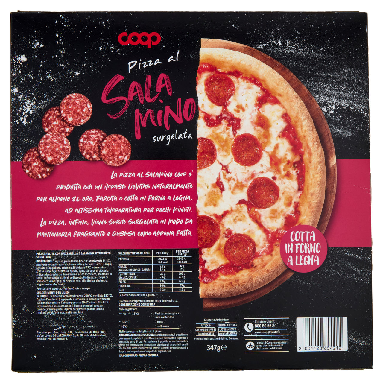 Pizza al salamino surgelata 347 gr - Immagine 11