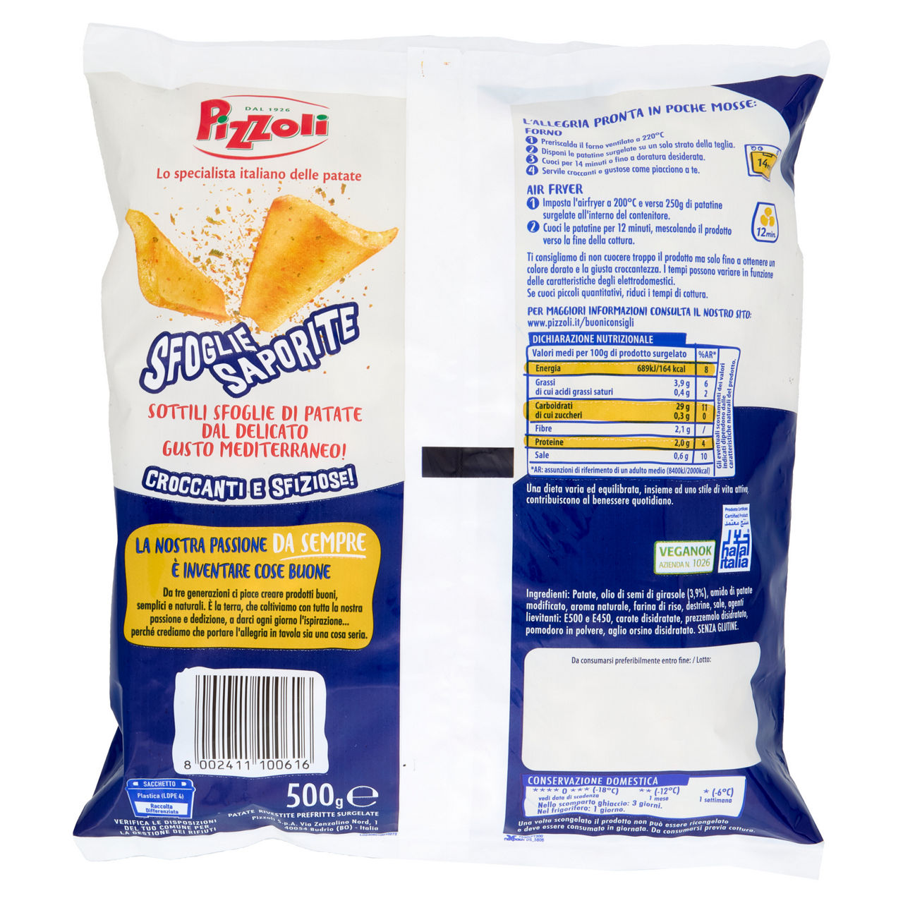 Patate sfoglie prefritte surgelate 500 gr - Immagine 41