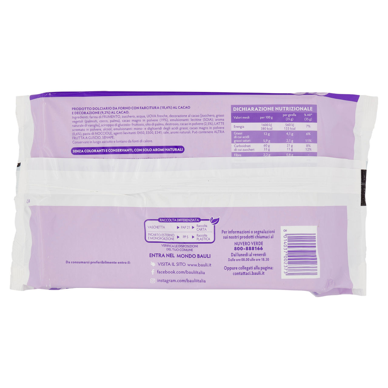 Merendine Girelle al cacao 8 pz - Immagine 21