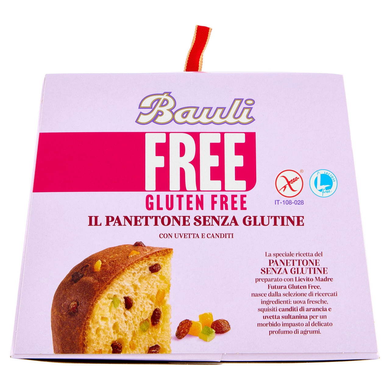 Panettone con uvetta e canditi senza glutine 400 gr - 1