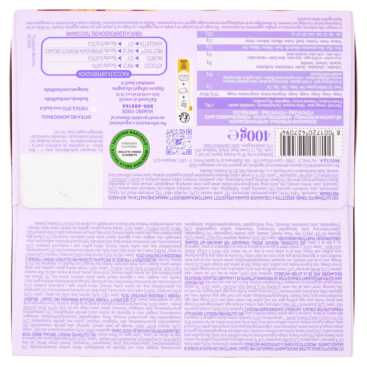 Panettone con uvetta e canditi senza glutine 400 gr - 4