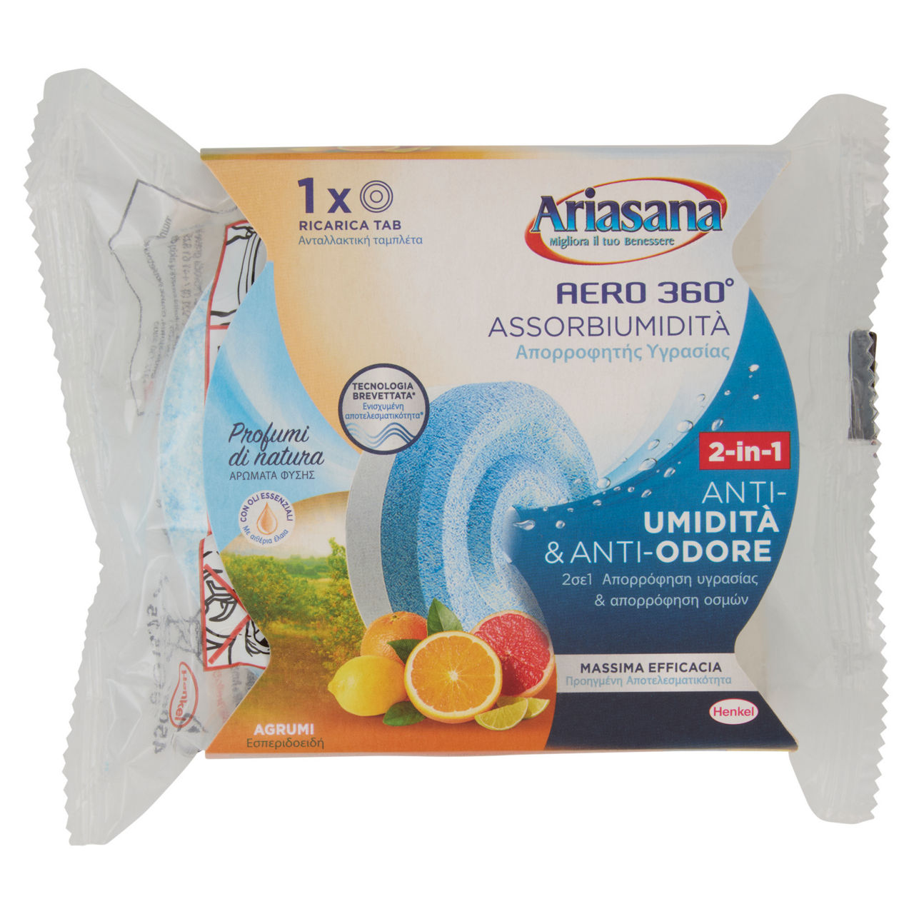 Ricarica Aero 360 Agrumi 1 tab