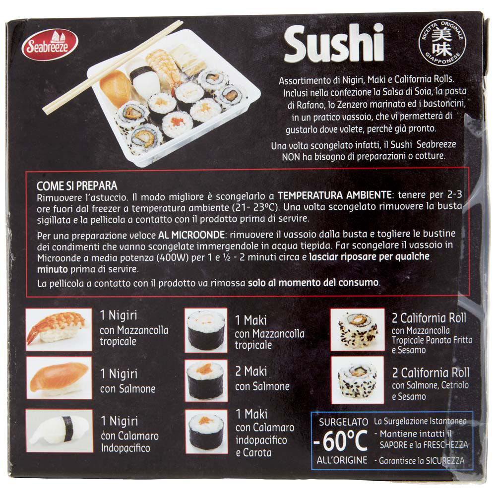 Sushi surgelato 11 pz assortiti 215 gr - Immagine 21