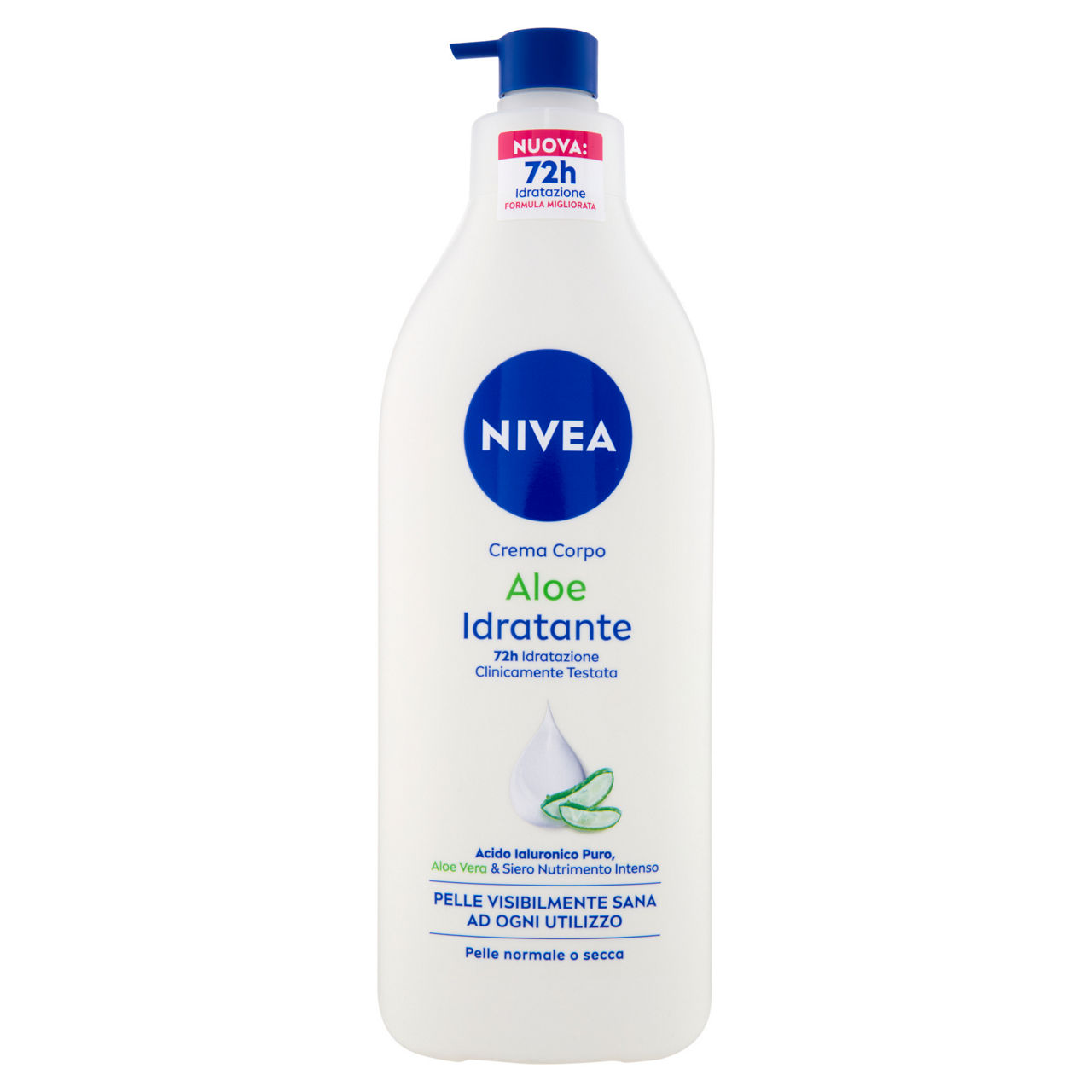 Crema corpo fluida aloe idratante con pump 500 ml - Immagine 01