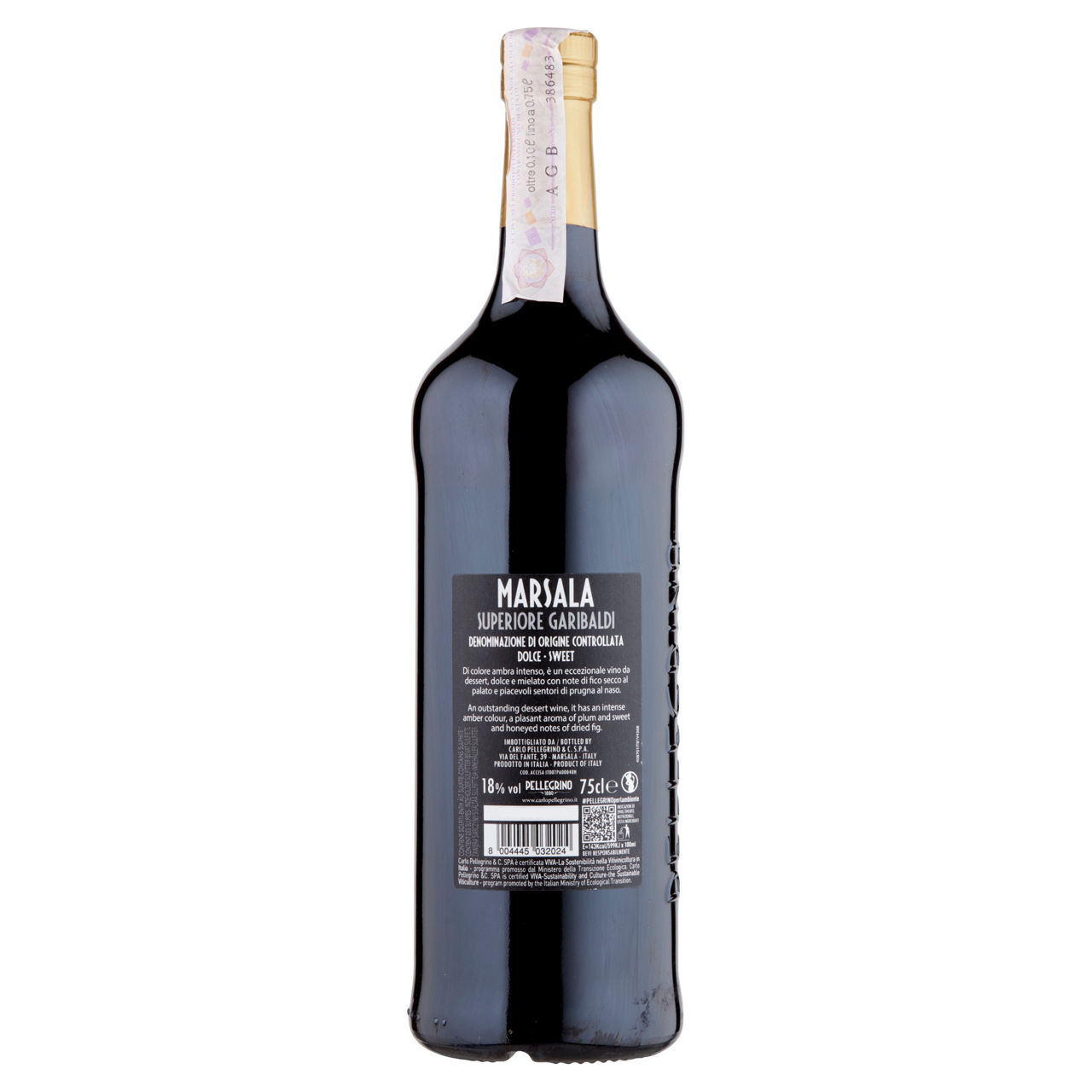 Vino dolce Marsala Superiore Garibaldi DOC dolce 750 ml - Immagine 11
