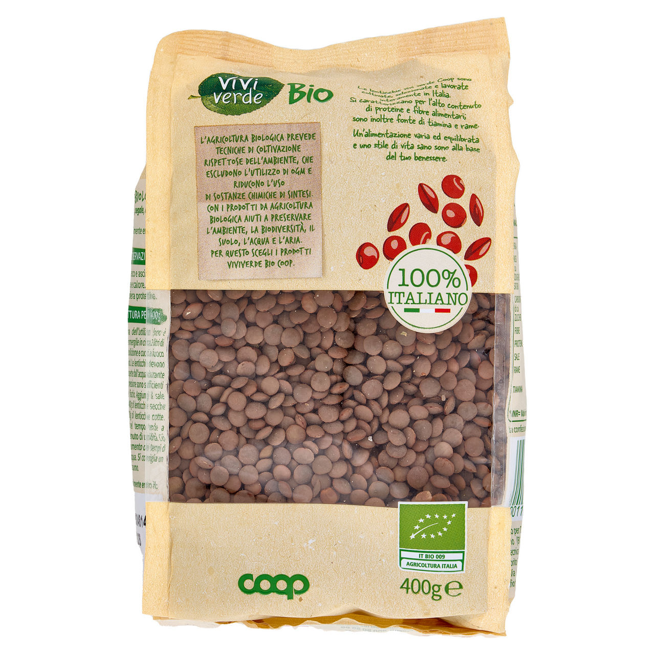 Lenticchie rosse bio 400 gr - Immagine 91
