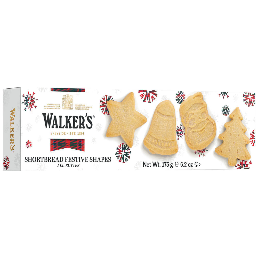 Biscotti natalizi Shortbread Festive Shapes 175 gr