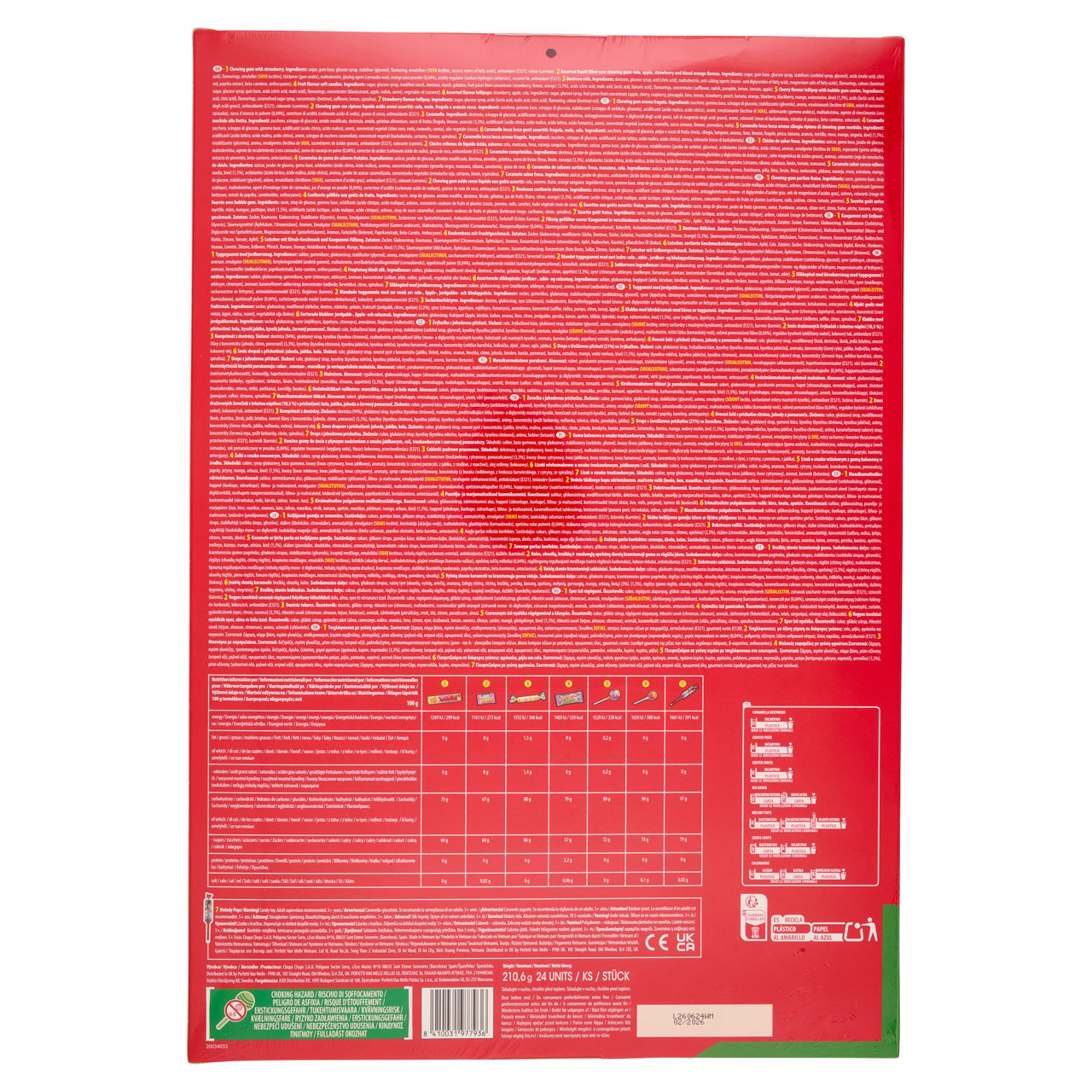 Calendario dell'Avvento Cchupa Chups 210 gr - 2