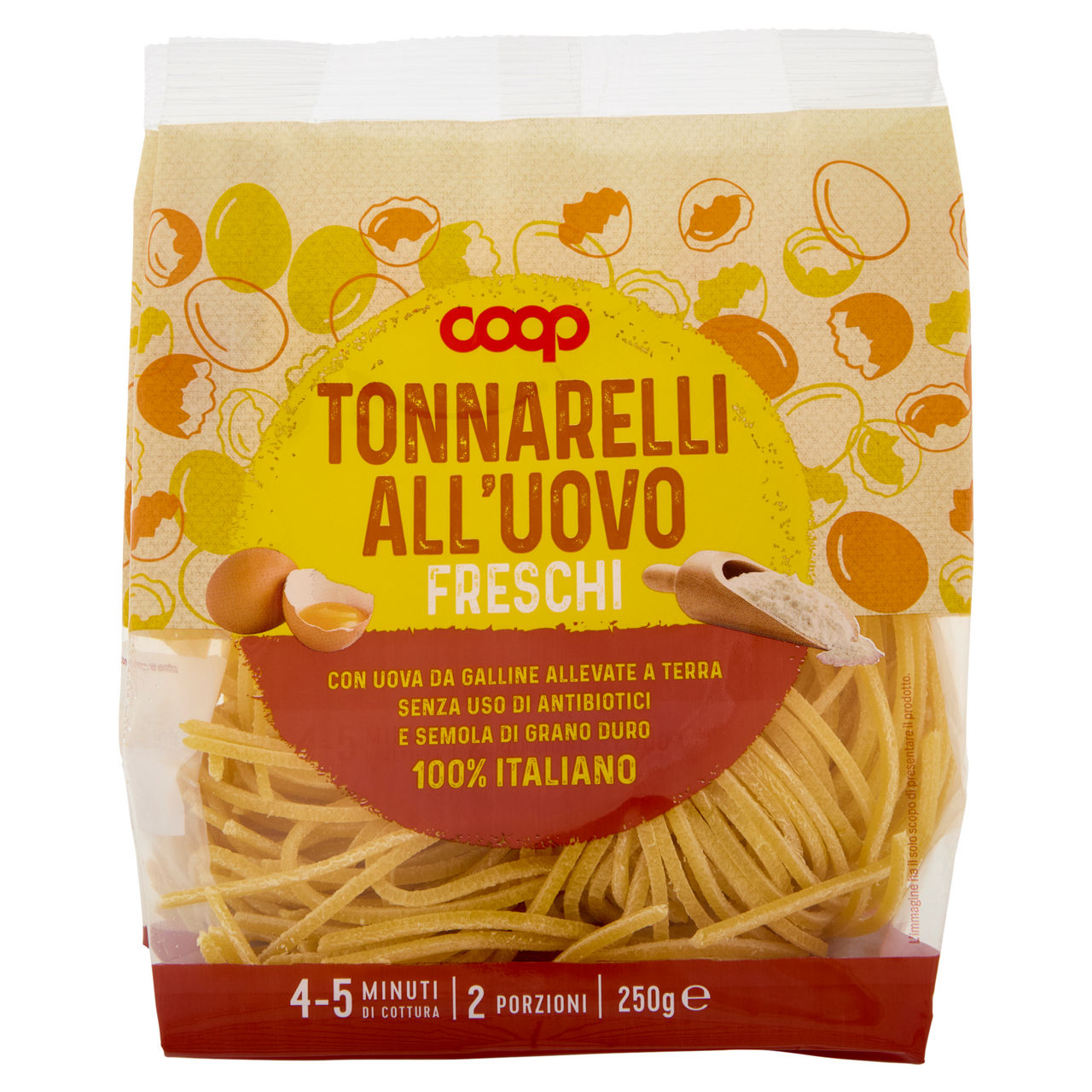 Tonnarelli all'uovo freschi 250 gr - Immagine 01
