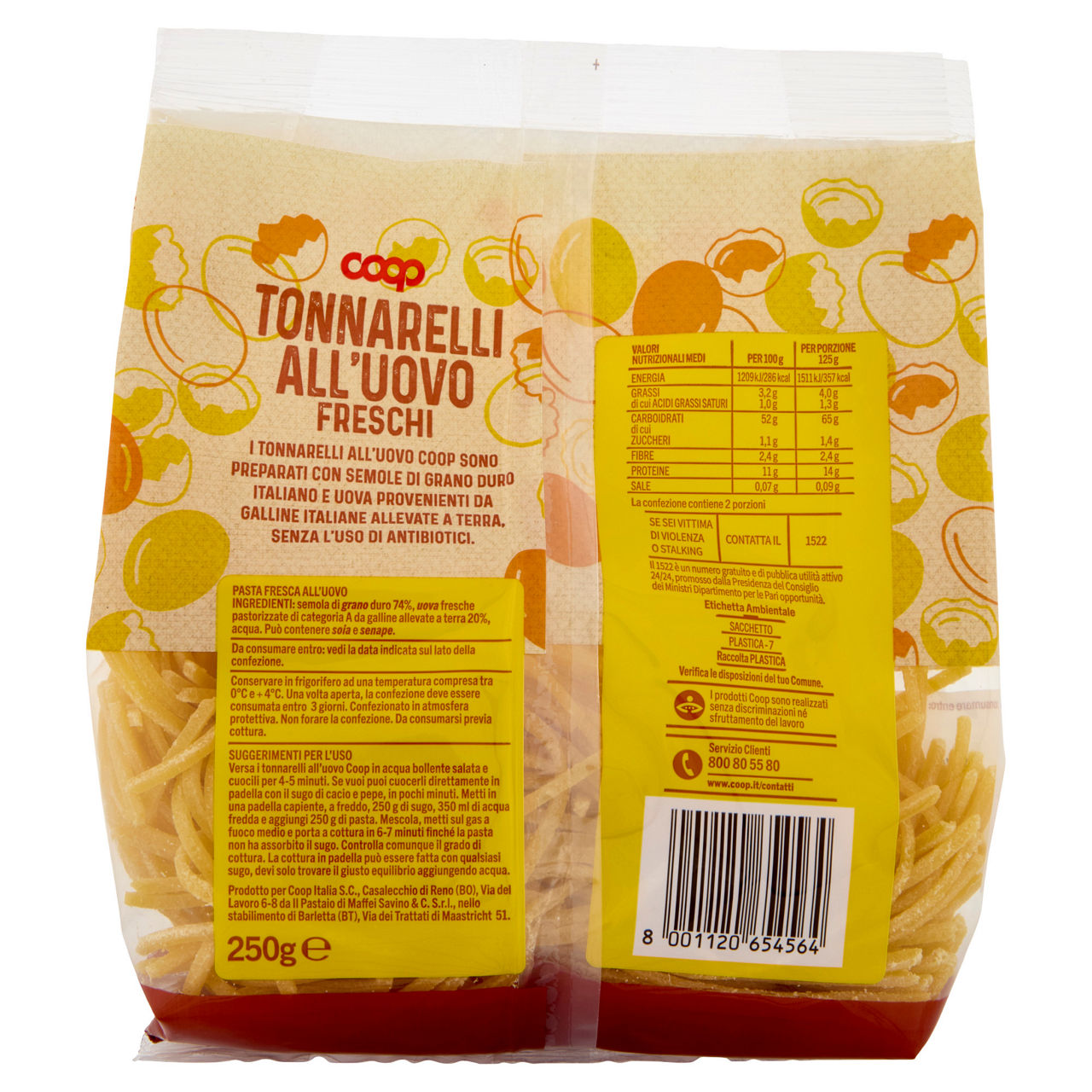 Tonnarelli all'uovo freschi 250 gr - Immagine 41