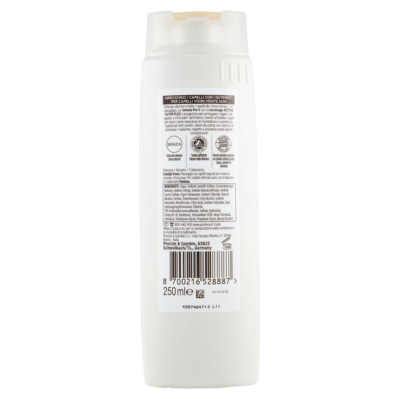 Shampoo 3 in 1 Active Nutri-Plex rigenera e protegge 250 ml - Immagine 41
