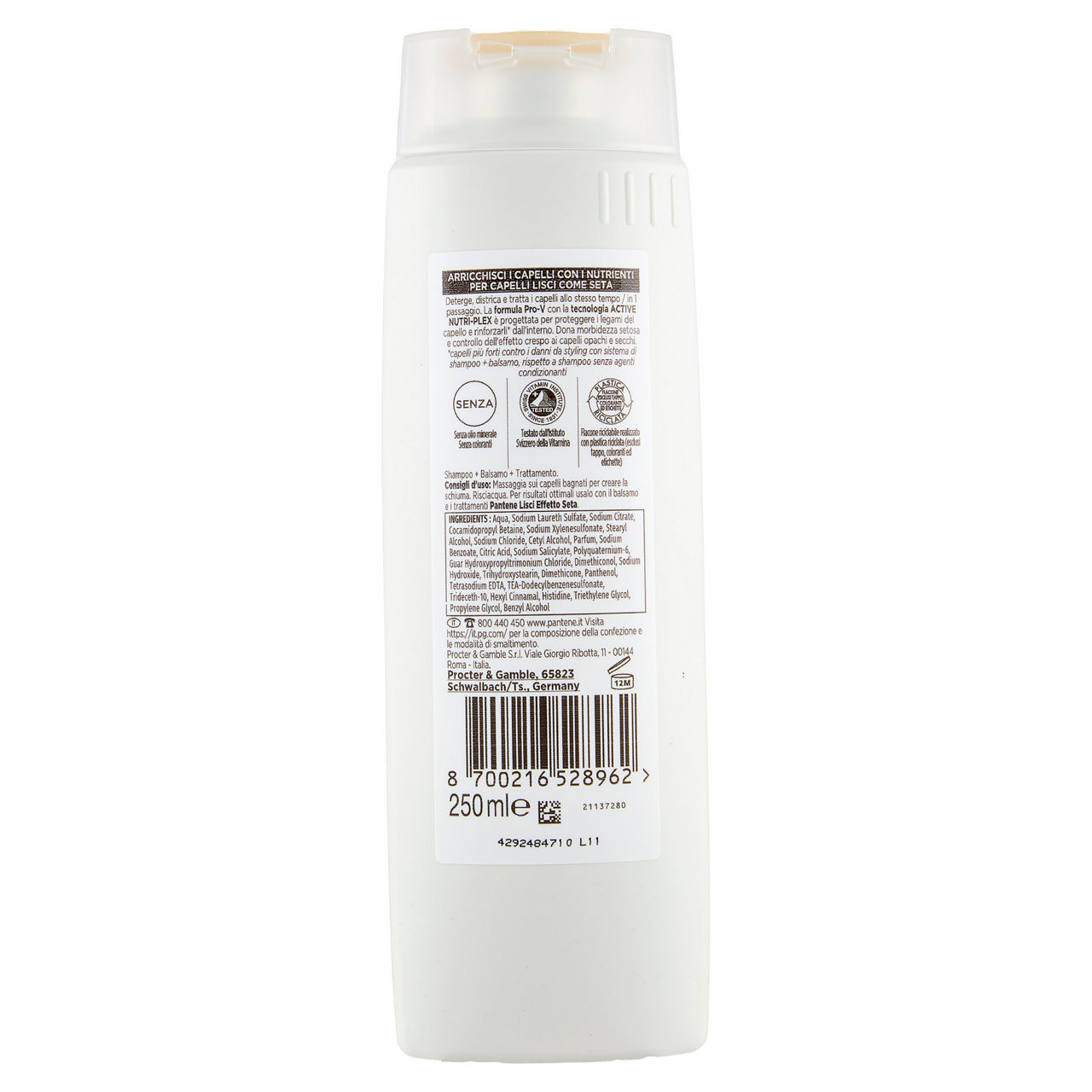 Shampoo 3 in 1 Active Nutri-Plex lisci effetto seta 250 ml - Immagine 51