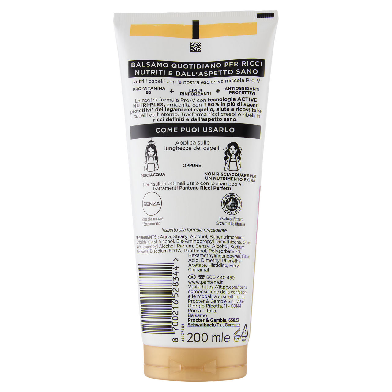 Balsamo Active Nutri-Plex ricci perfetti 200 ml - Immagine 51