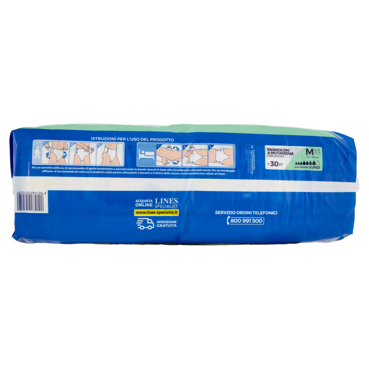 Pannoloni mutandina per incontin.lines specialist classic super/maxi tg.m pz.30 - Immagine 51