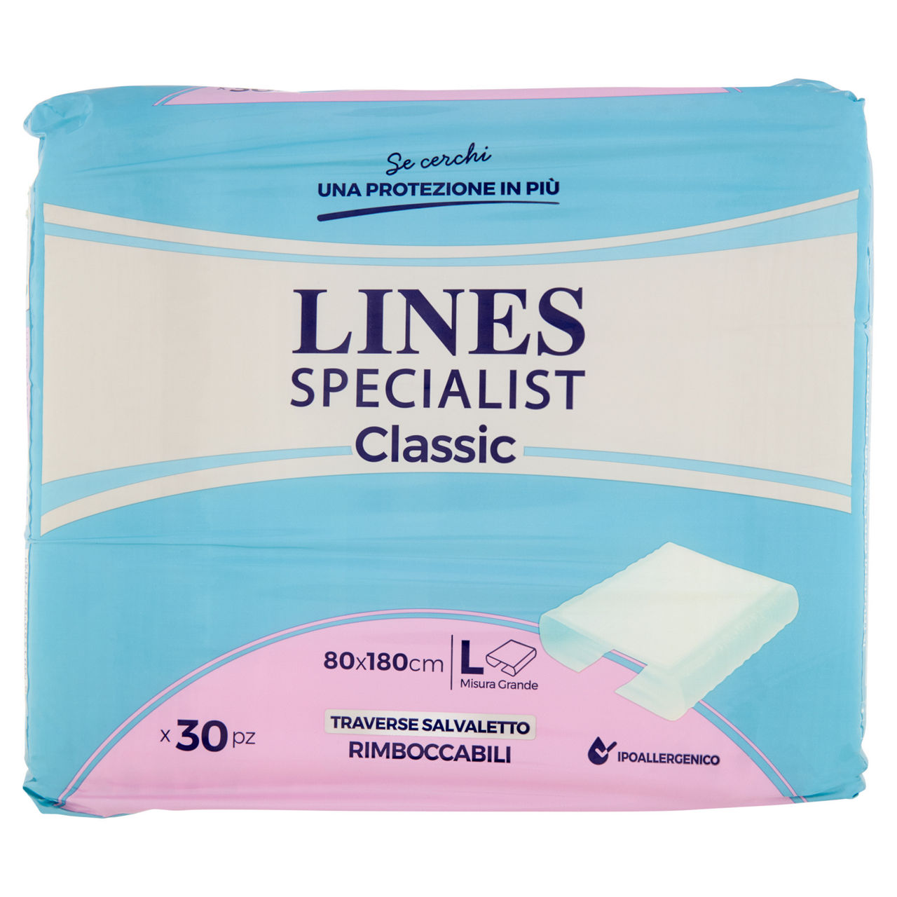 Traverse per incontinenza lines specialis classic 80x180 pz.30 - Immagine 01