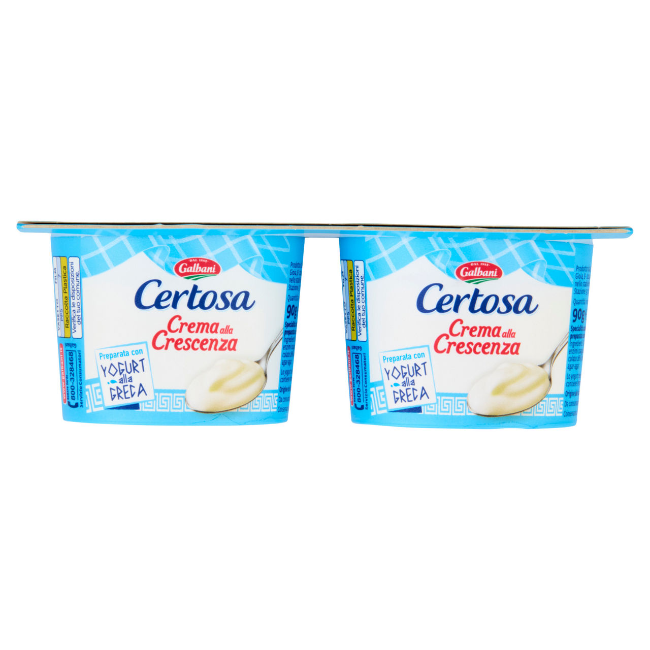 Crema alla crescenza con yogurt alla Greca 2 pz 180 gr - Immagine 21