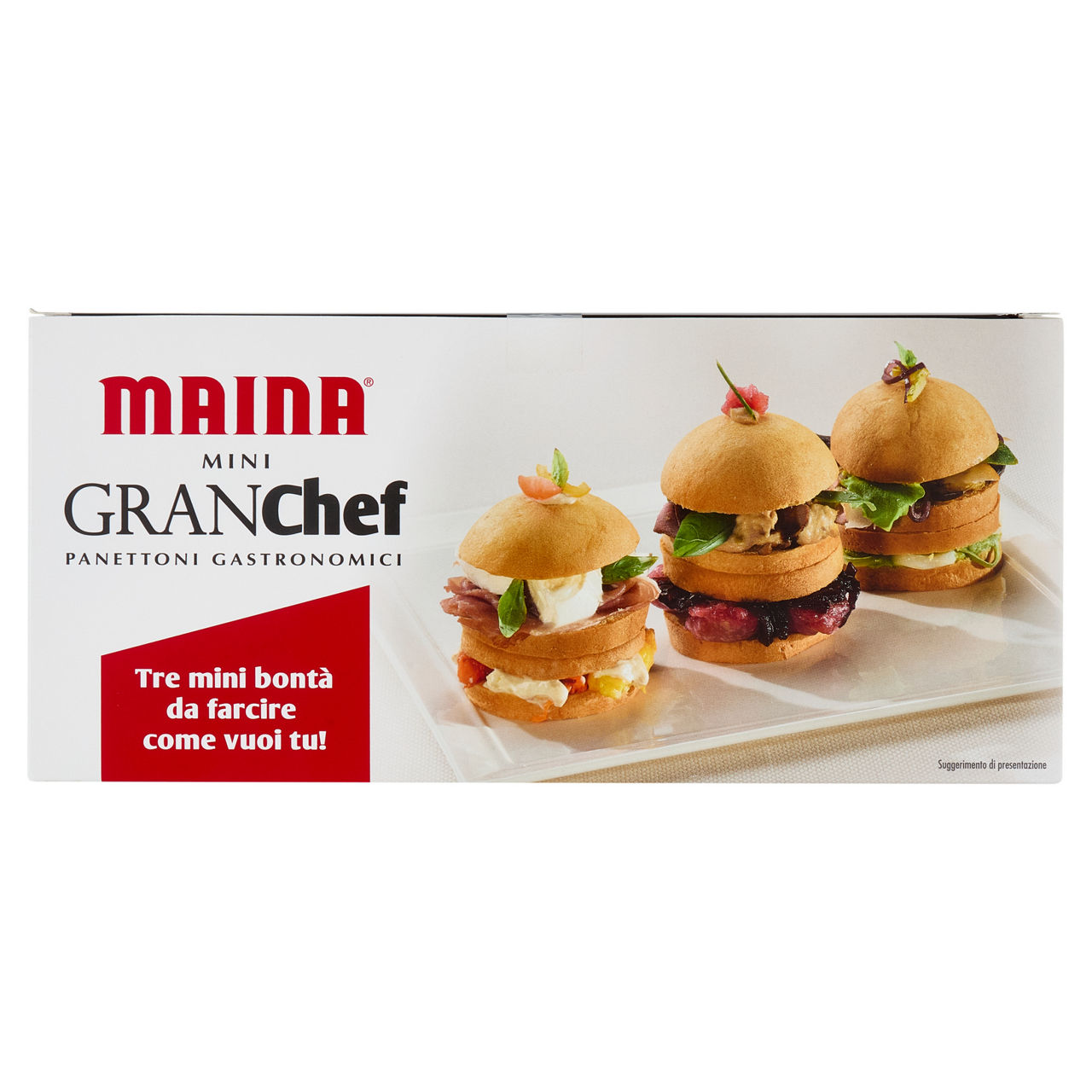 Mini panettone gastronomico GranChef 3 pz x 100 gr