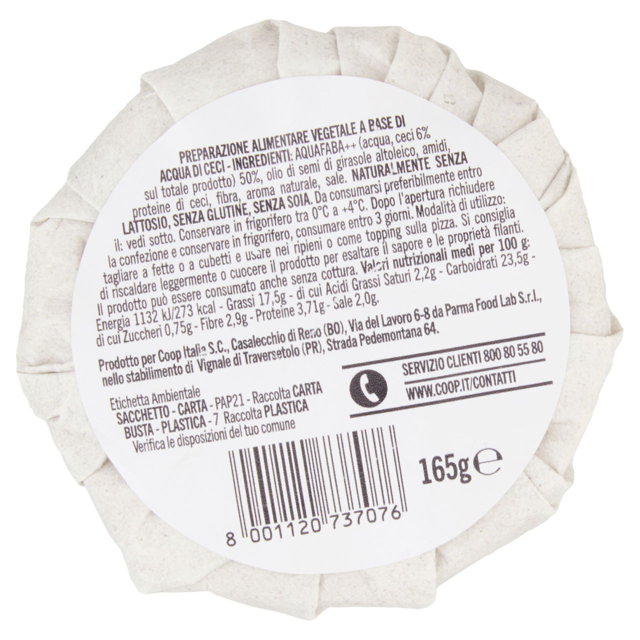 Formaggio vegetale filante a base di ceci 165 gr - Immagine 41