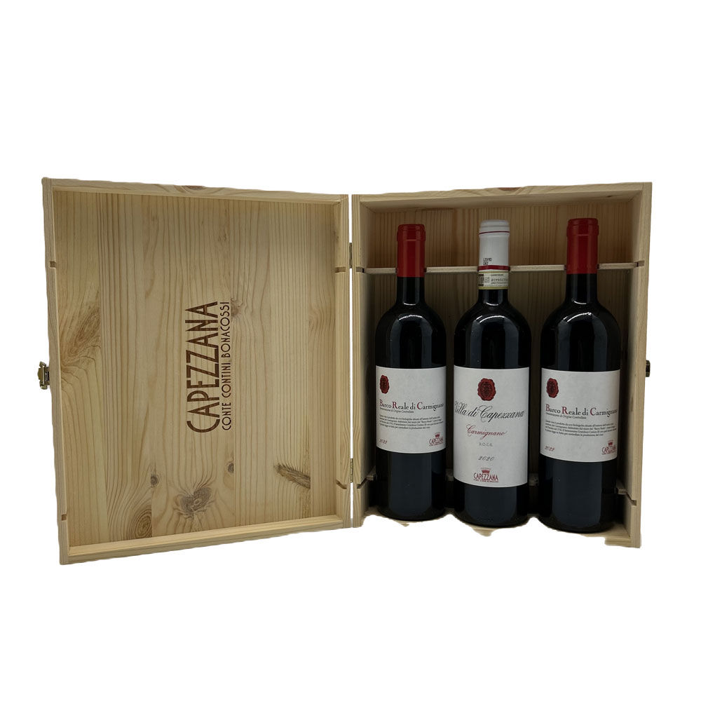 Cassetta Barco reale di Carmignano DOC e Villa di Capezzana DOCG