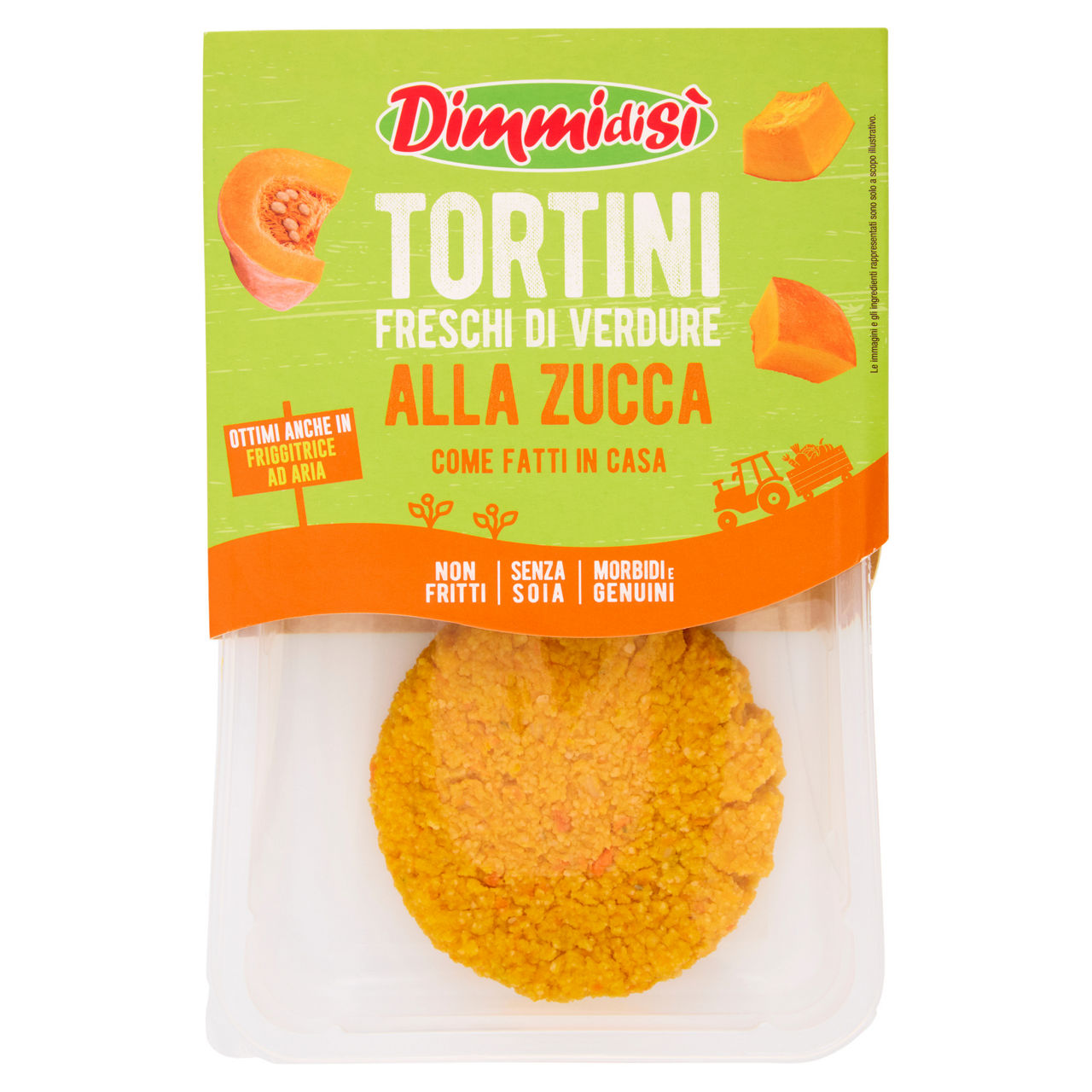 Tortini di verdure alla zucca 2 pz 160 gr - Immagine 01