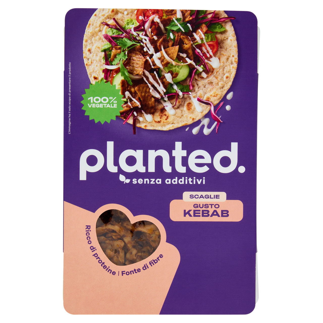 Scaglie vegetali gusto kebab 160 gr - Immagine 01