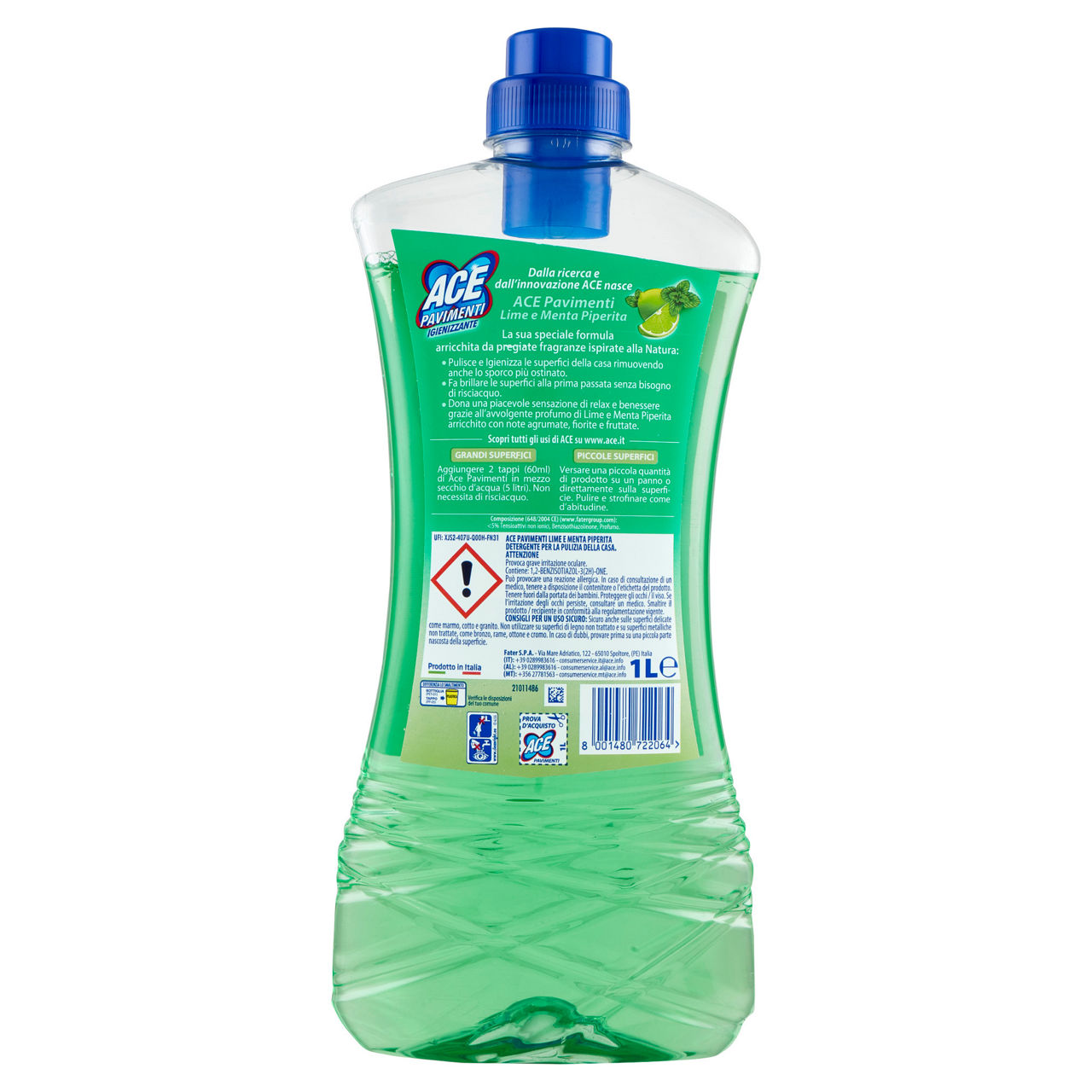 Detersivo pavimenti ace  igienizzante lime e menta l 1 - Immagine 31