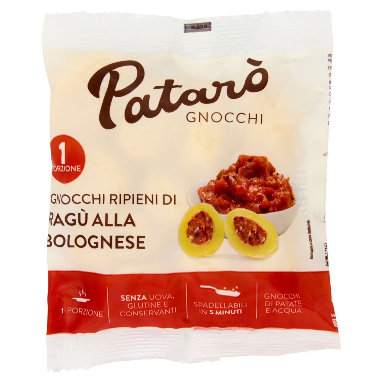 Gnocchi ripieni di ragù alla Bolognese 200 gr - Immagine 01