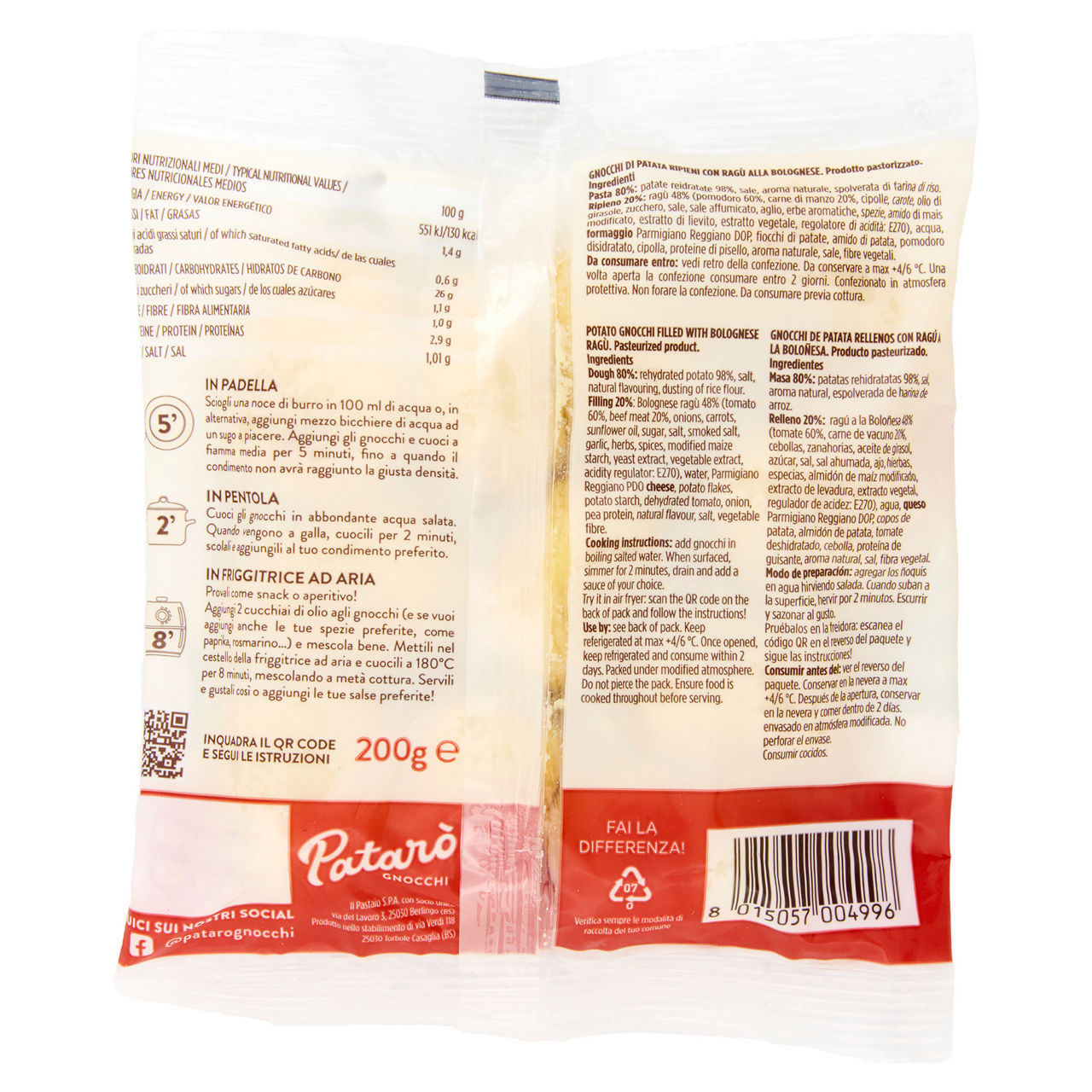 Gnocchi ripieni di ragù alla Bolognese 200 gr - Immagine 21