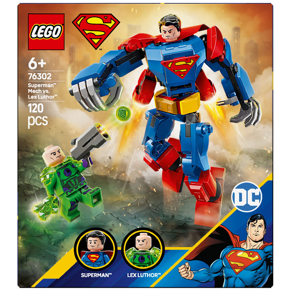 Mech di Superman contro Lex Luthor Super Heroes DC 76302 - Immagine 11
