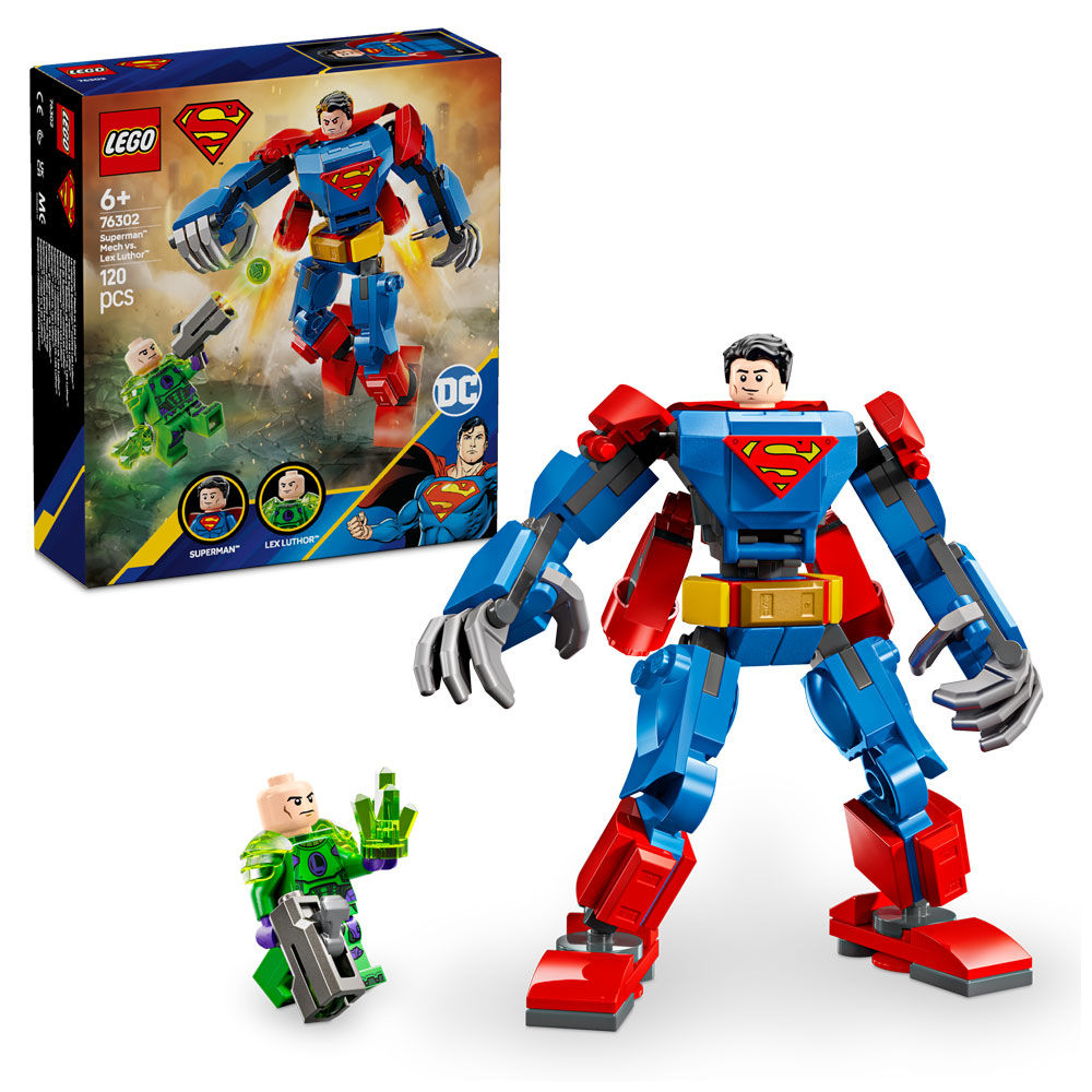 Mech di Superman contro Lex Luthor Super Heroes DC 76302 - Immagine 01