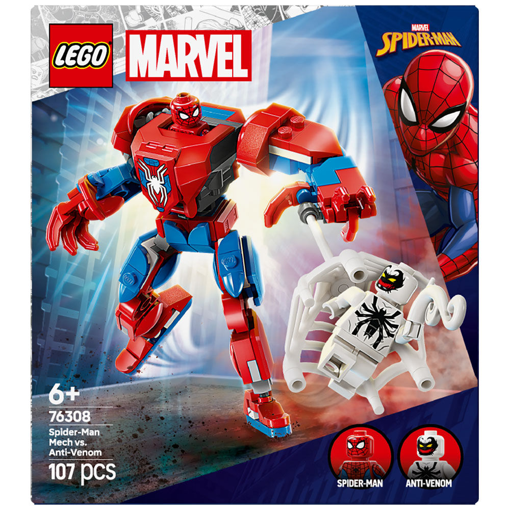 Mech di Spiderman contro Antivenom Super Heroes Marvel 76308 - Immagine 11