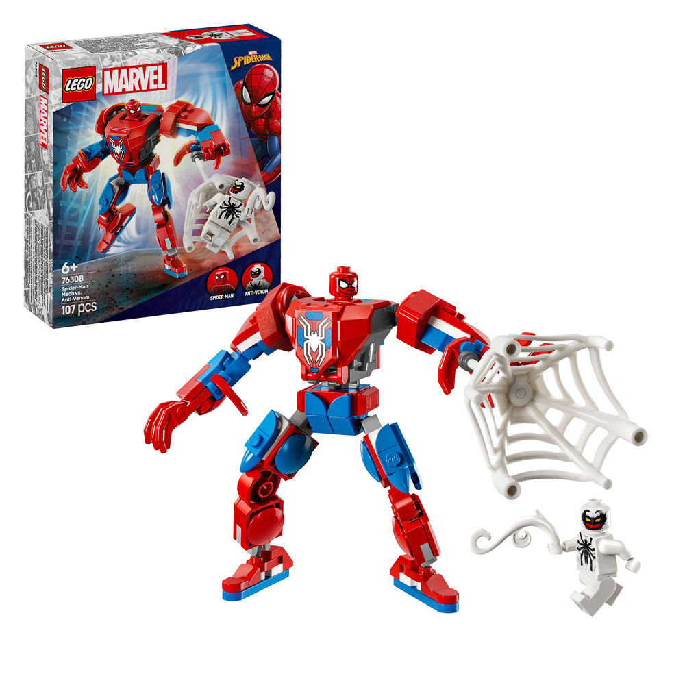 Mech di Spiderman contro Antivenom Super Heroes Marvel 76308 - Immagine 01