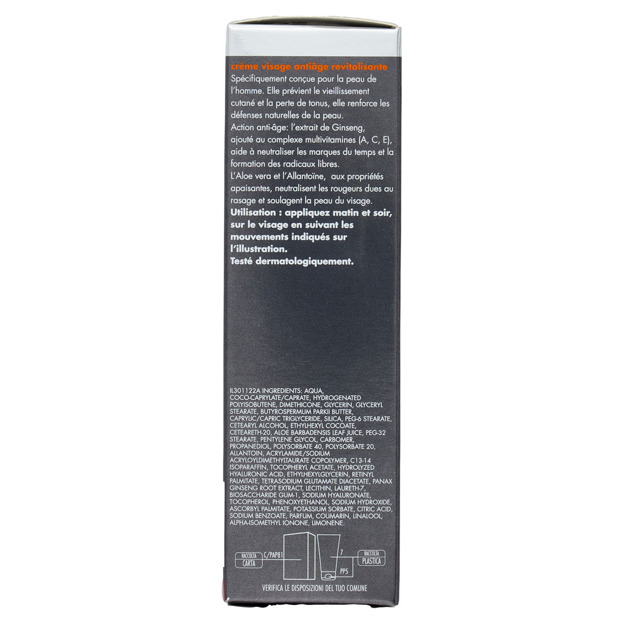 Crema viso uomo anti età rivitalizzante 50 ml - Immagine 11