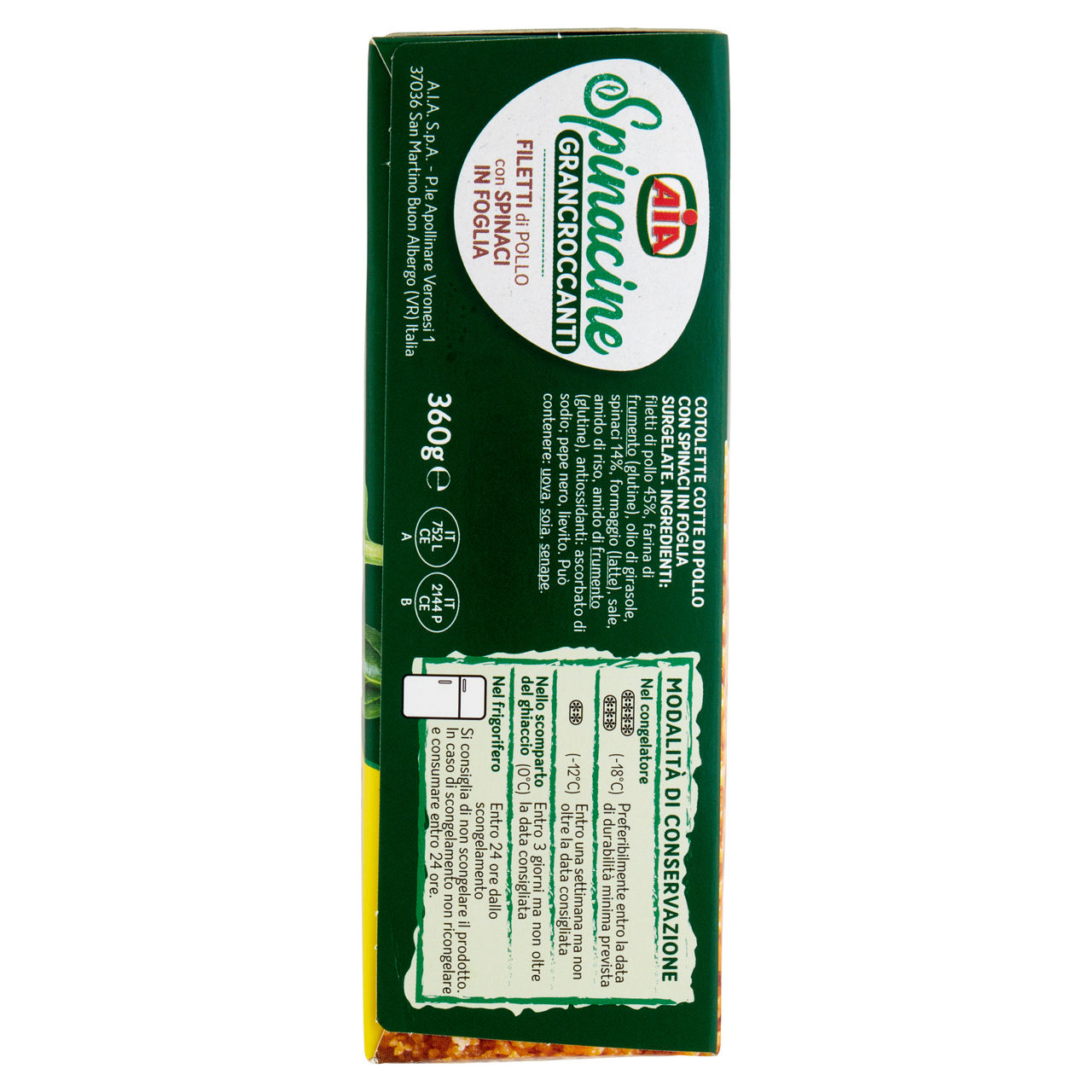 Spinacine Grancroccanti con pollo e spinaci surgelate 3 pz 360 gr - Immagine 41