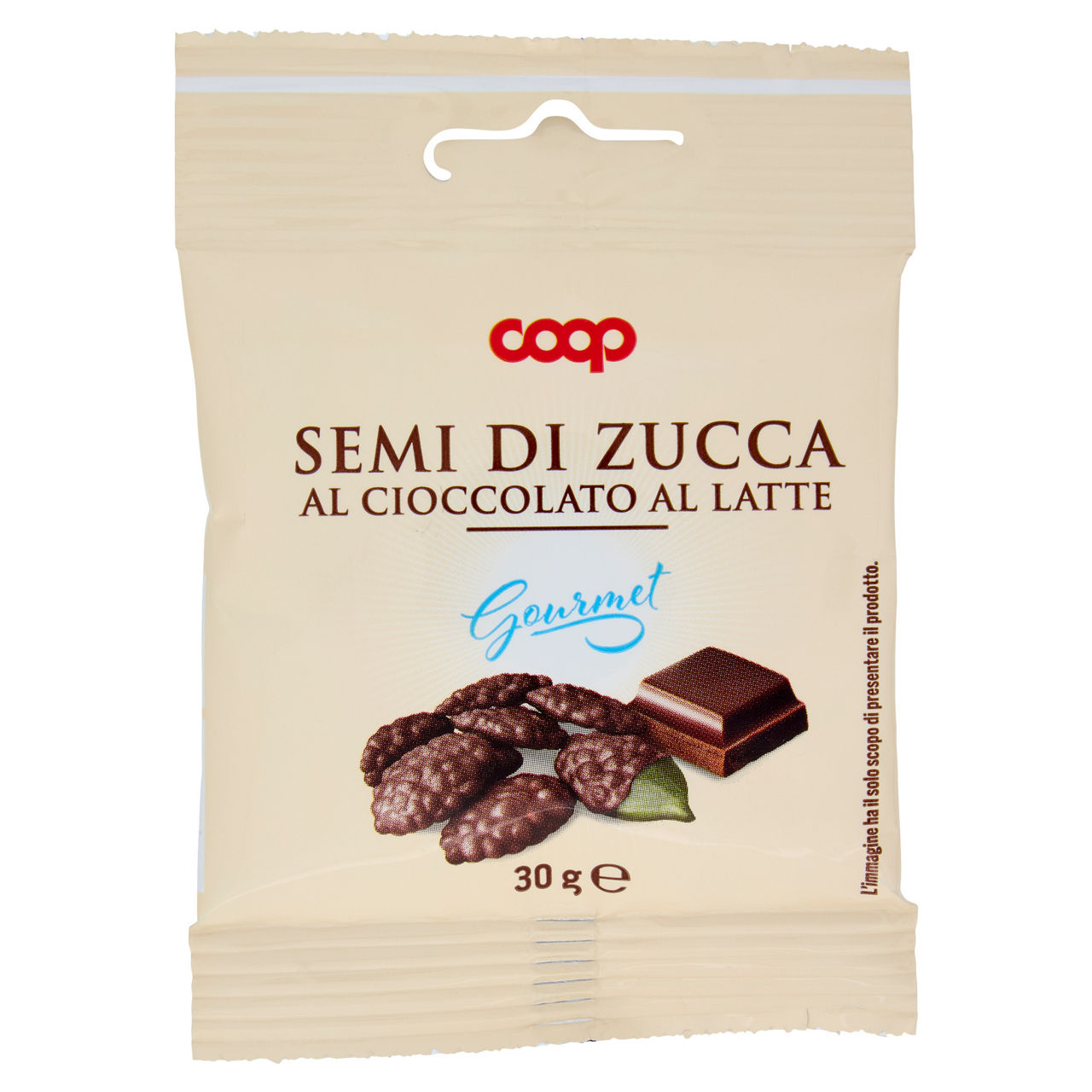 Semi di zucca al cioccolato al latte 30 gr