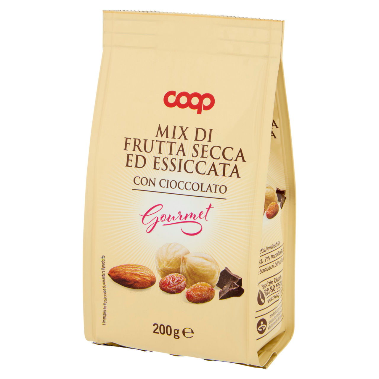 Mix di frutta secca essiccata con cioccolato gourme 200 gr - Immagine 11