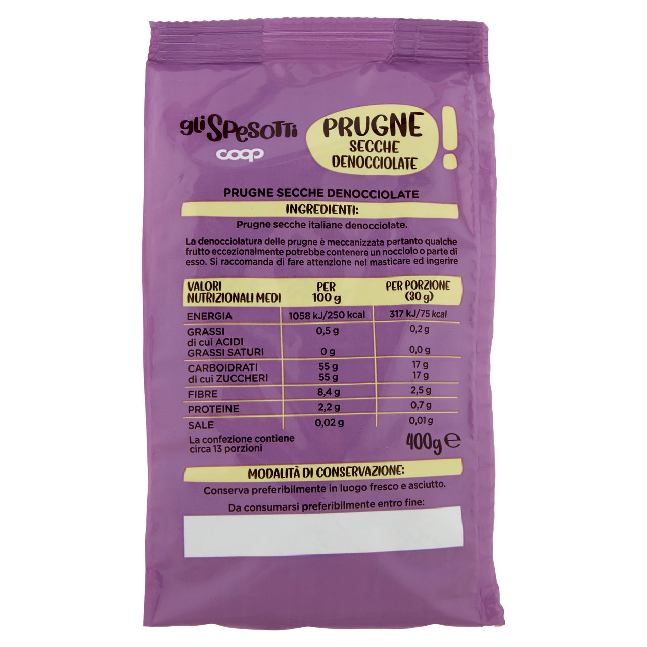 Prugne secche denocciolate 400 gr - Immagine 31
