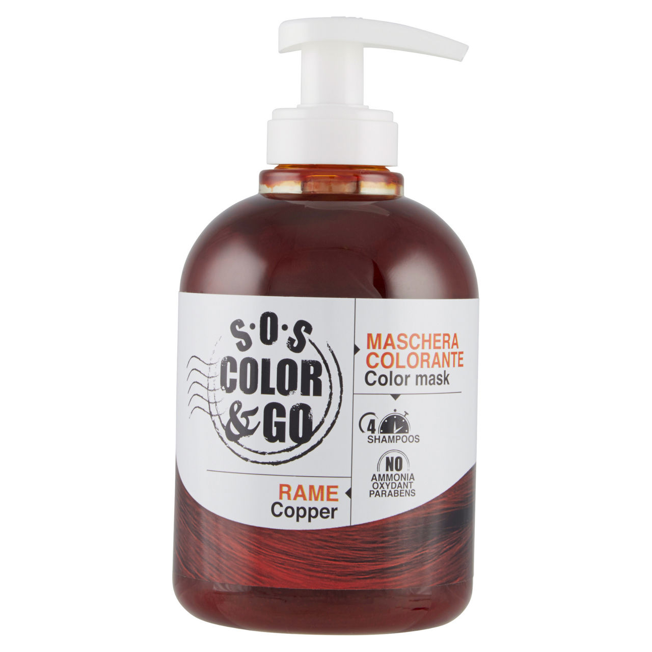 Maschera colorata ravviva colore color rame 300 ml