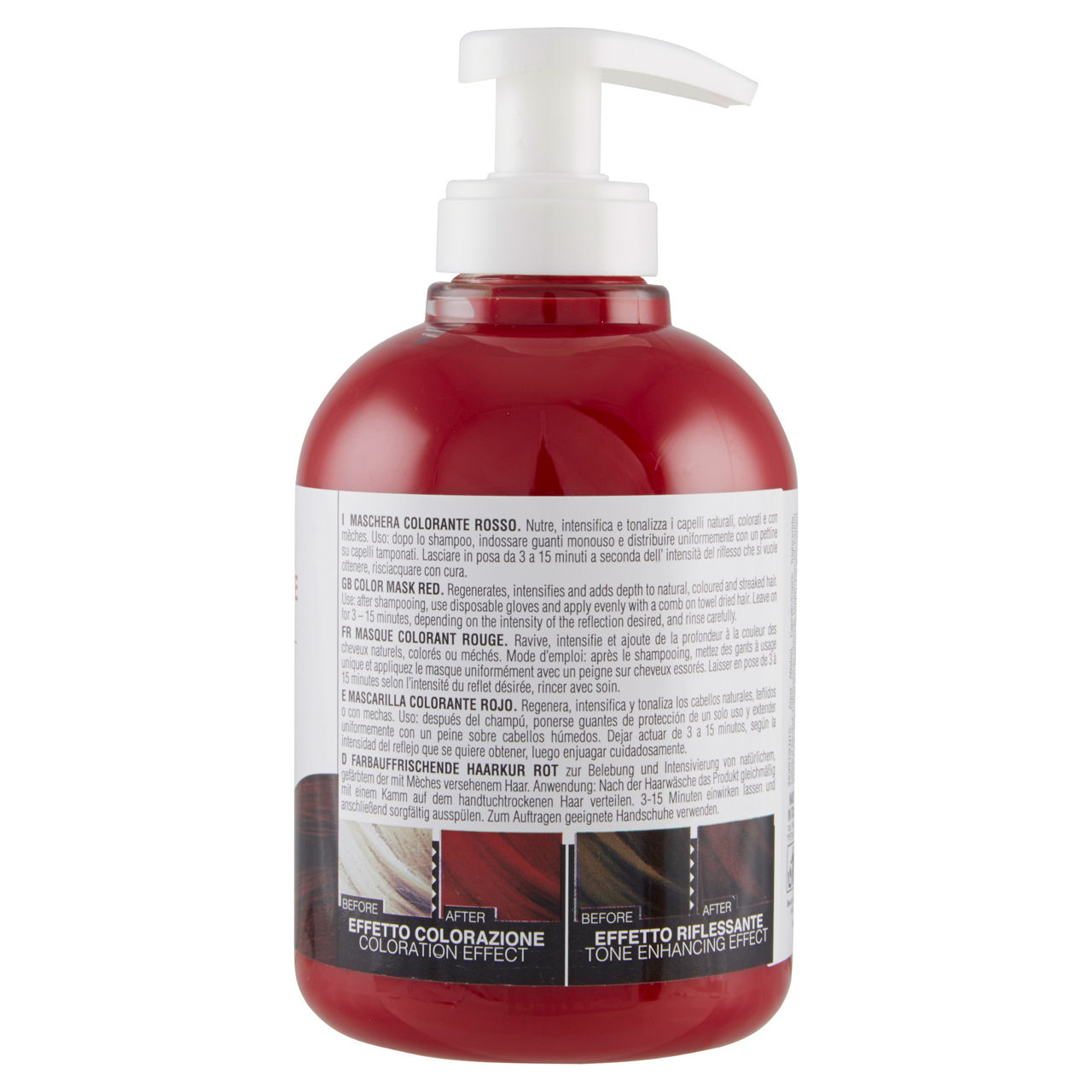 Maschera colorata ravviva colore color rosso 300 ml - Immagine 41