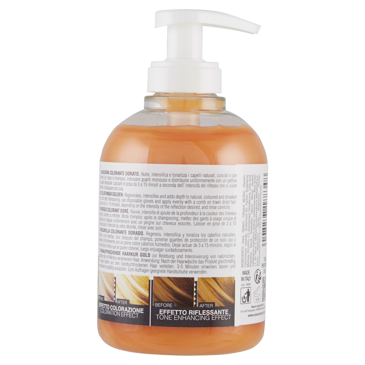 Maschera colorata ravviva colore color biondo 300 ml - Immagine 31