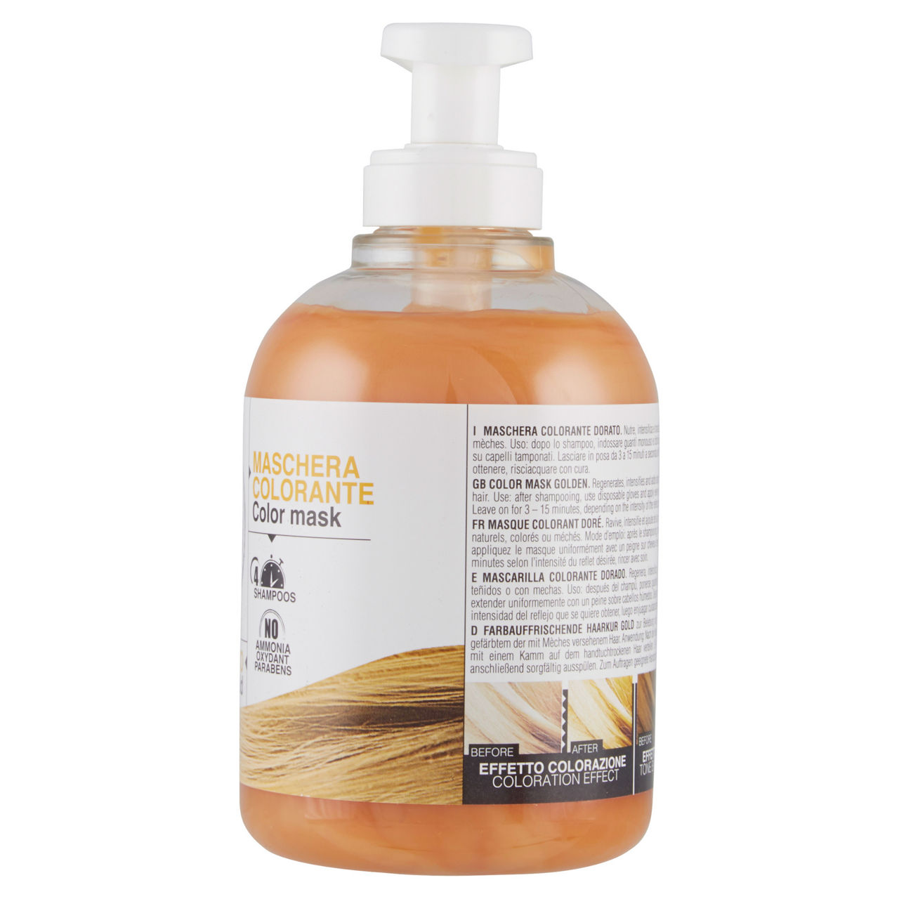 Maschera colorata ravviva colore color biondo 300 ml - Immagine 11