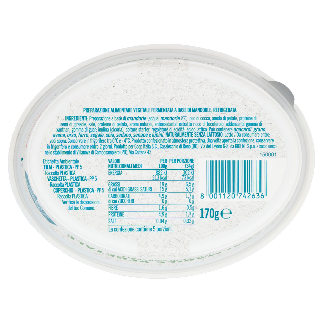 Spalmabile vegetale coop veggie style g 170 - Immagine 41