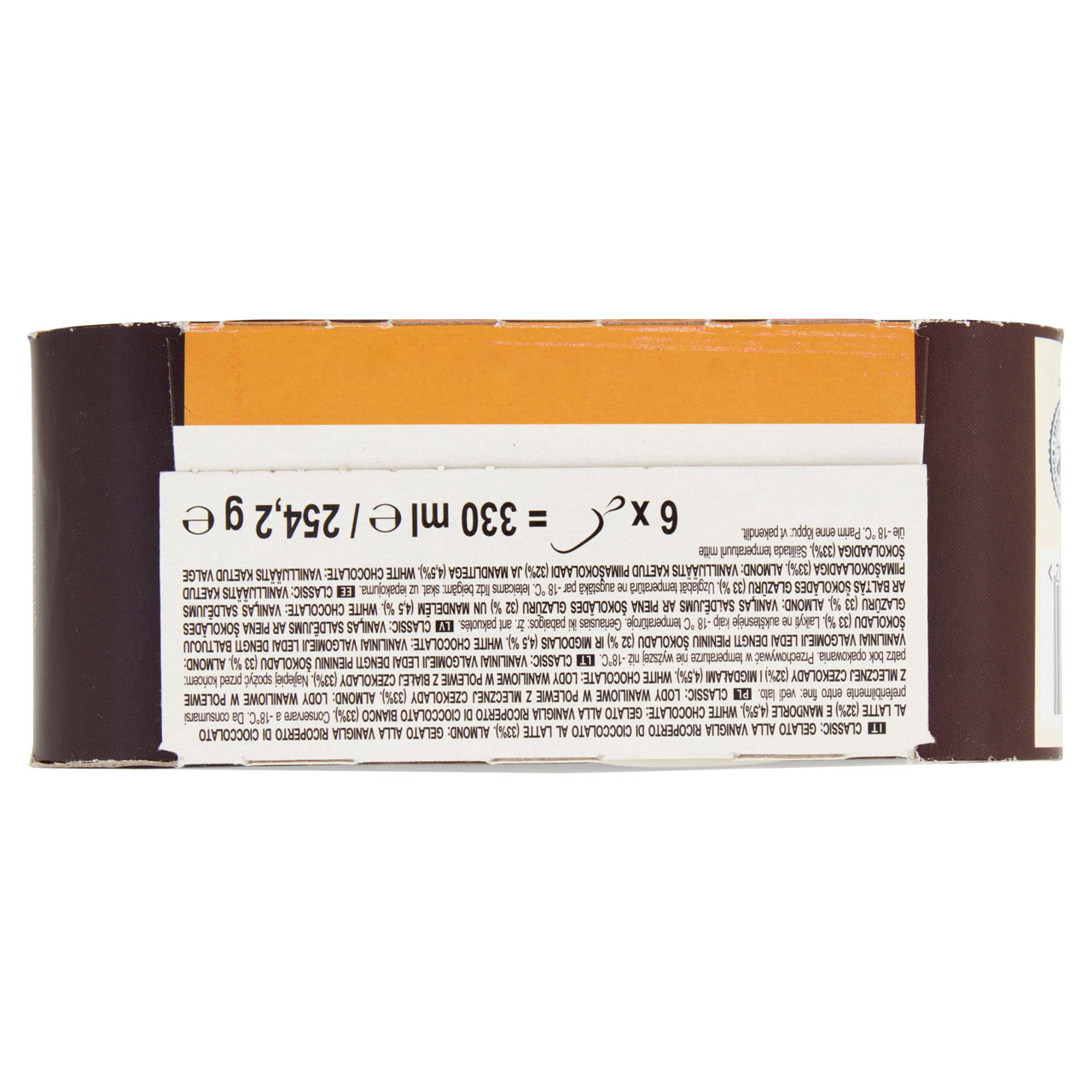 Mini stecchi gelato alla vaniglia in tre varianti di copertura 6 pz 254 gr - Immagine 11