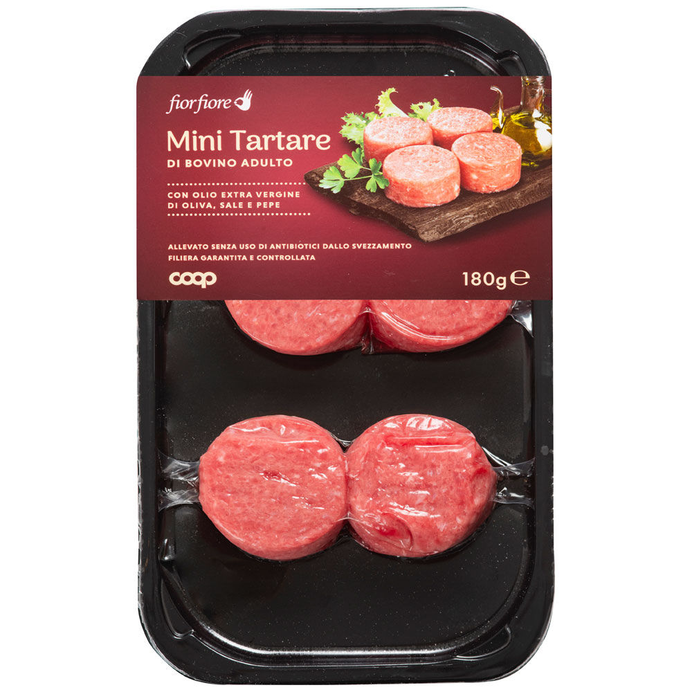 Mini tartare di bovino adulto 180 gr