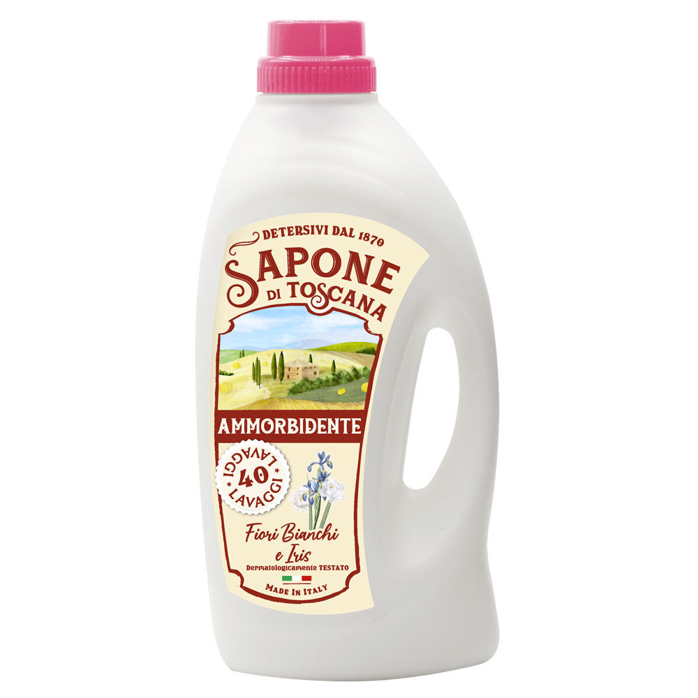 Sapone di toscana ammorbidente fiori bianchi & iris ml 1850 - Immagine 01