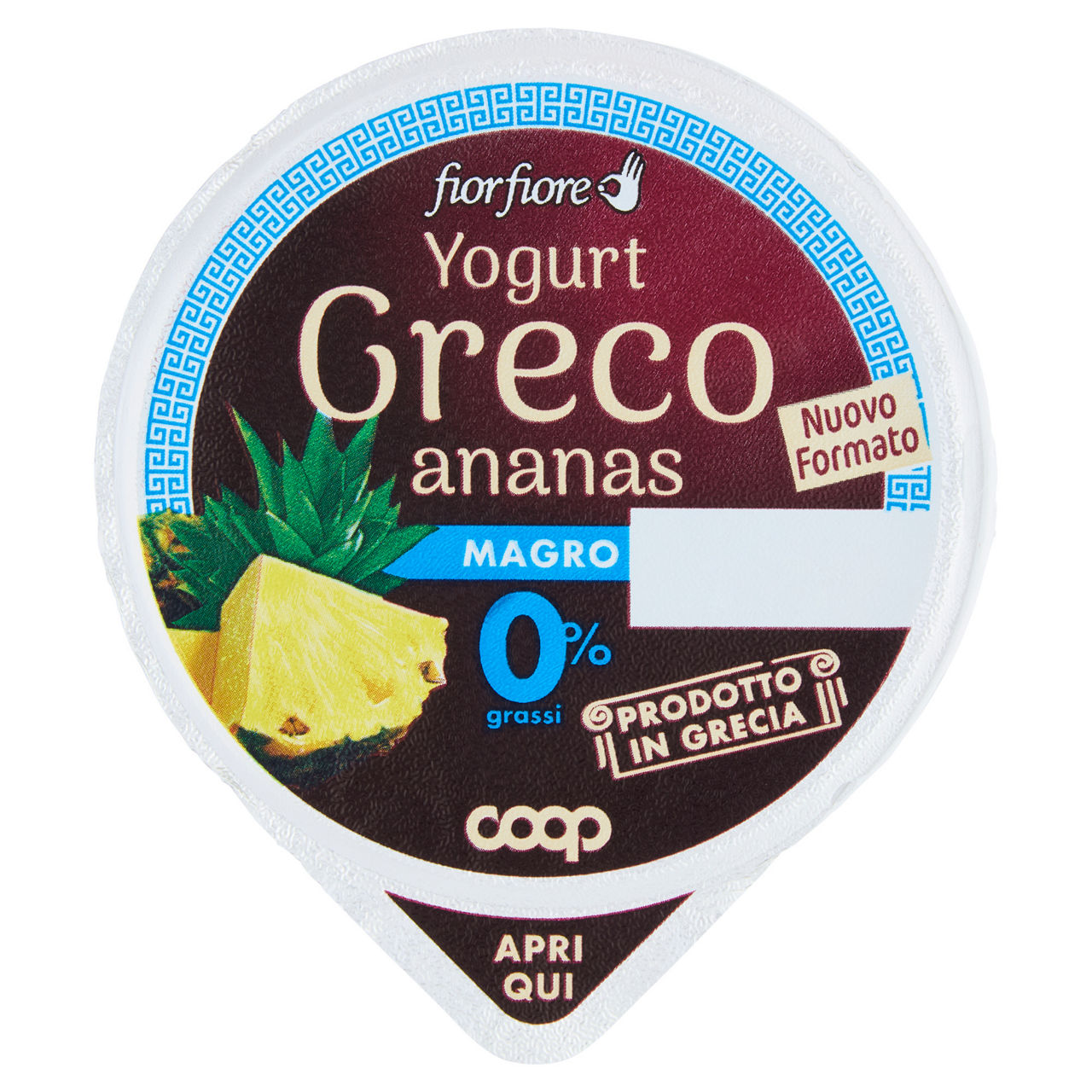 Yogurt greco magro all'ananas 150 gr