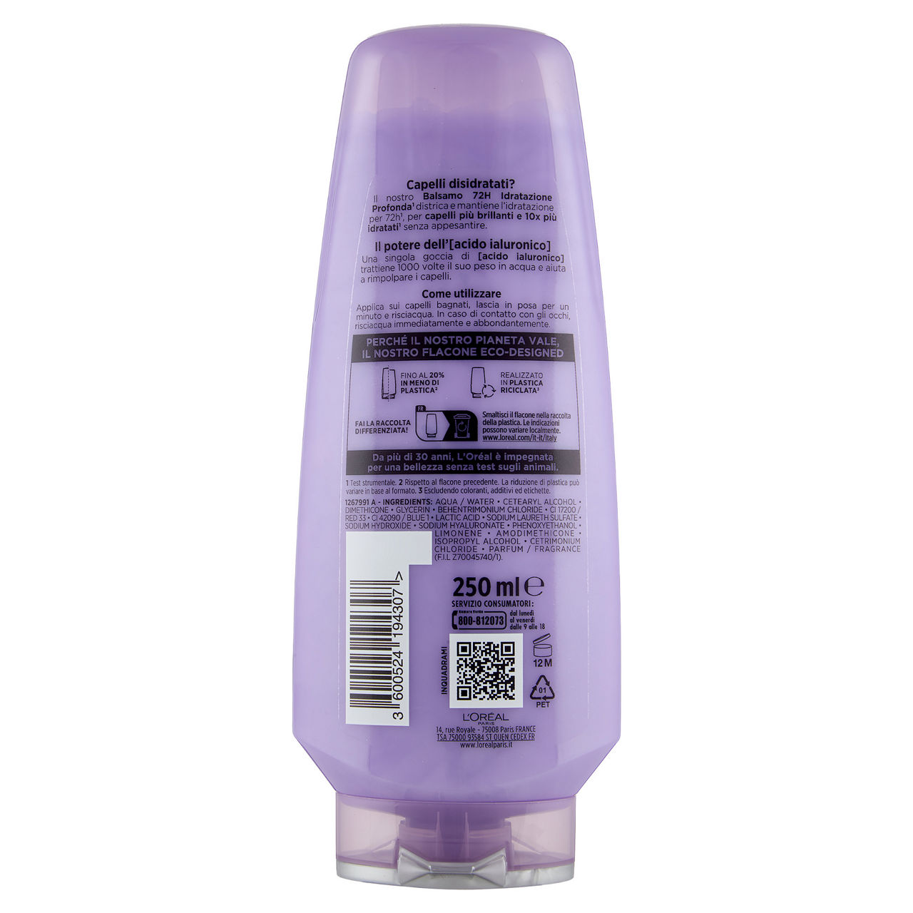 Balsamo Hydra Hyaluloric idratazione profonda 250 ml - Immagine 51
